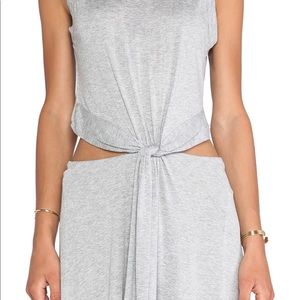 A.L.C. ALEJANDRO DRESS IN LIGHT HEATHER GREY